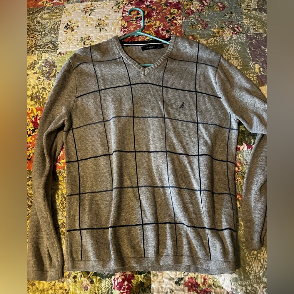 Men’s Nautica Sweater - Gray